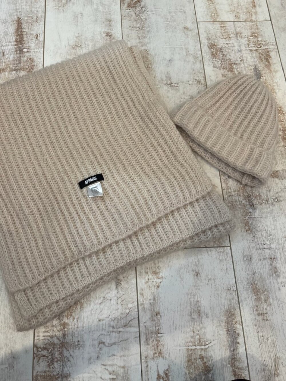 Apparis Knit Scarf and Hat Set